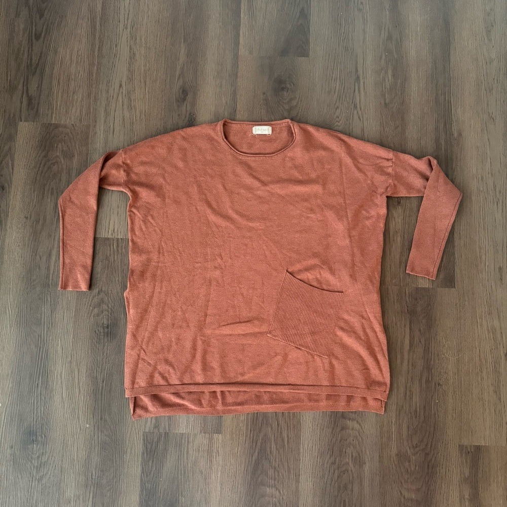 Altard State Rust Orange Knit‎ Sweater Pullover Top S/M